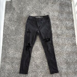 American black skinny jegging. Size 4 short